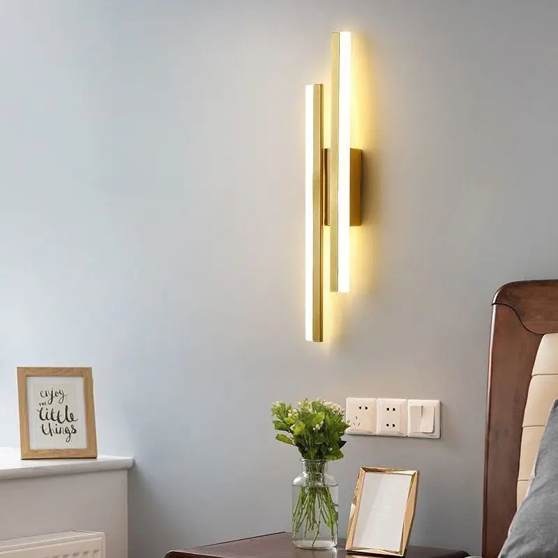 Modern Copper LED Wall Sconce