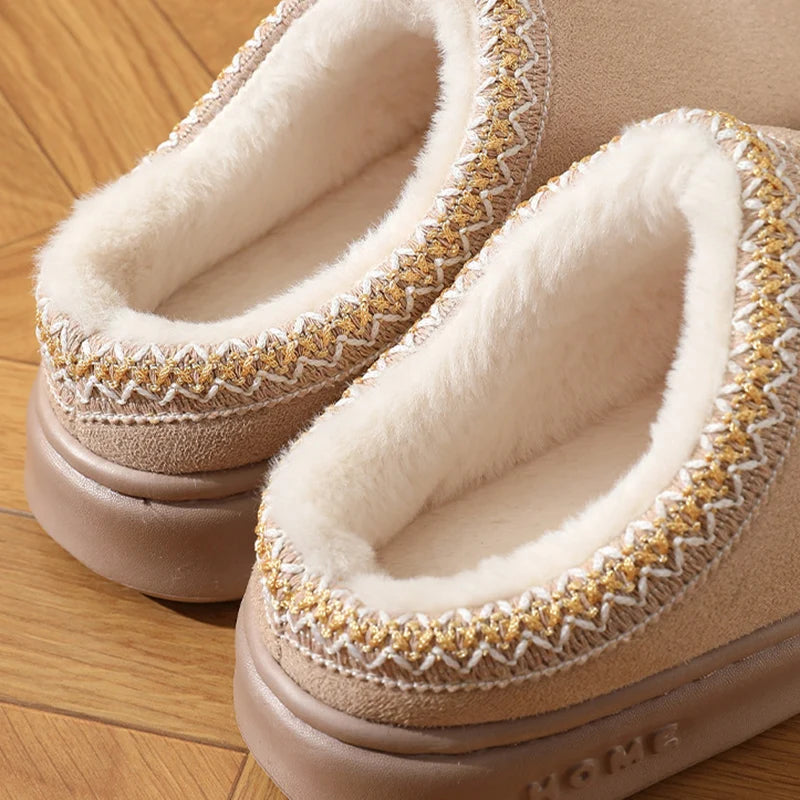 Evara Cozy Platform Slippers